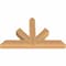 Ekena Millwork Saratoga Timber Gable Bracket, Western Red Cedar, 36"W x 23"H x 3 1/2"D x 3 1/2"F, 15/12 Pitch GBW036X23X0404SAR00SWR - alternate 4